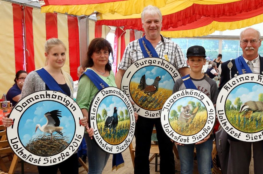 Könige 2016 v.L. Anna Schulte, Annette Deutsch, Achim Poleschinski, Tom Lange, Norbert Heidkamp Christoph Brandes
